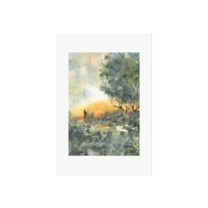 End of Day - Print (Unframed) by Nadair Art