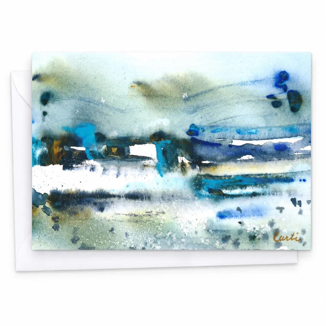 Abstract Greeting Card by Nadair Art
