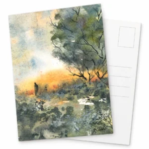 End of Day - Postcard by Nadair Art