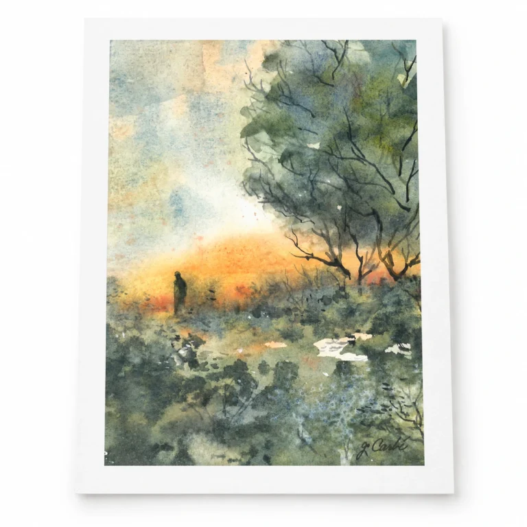 End of Day by nadair Art - Print Unframed