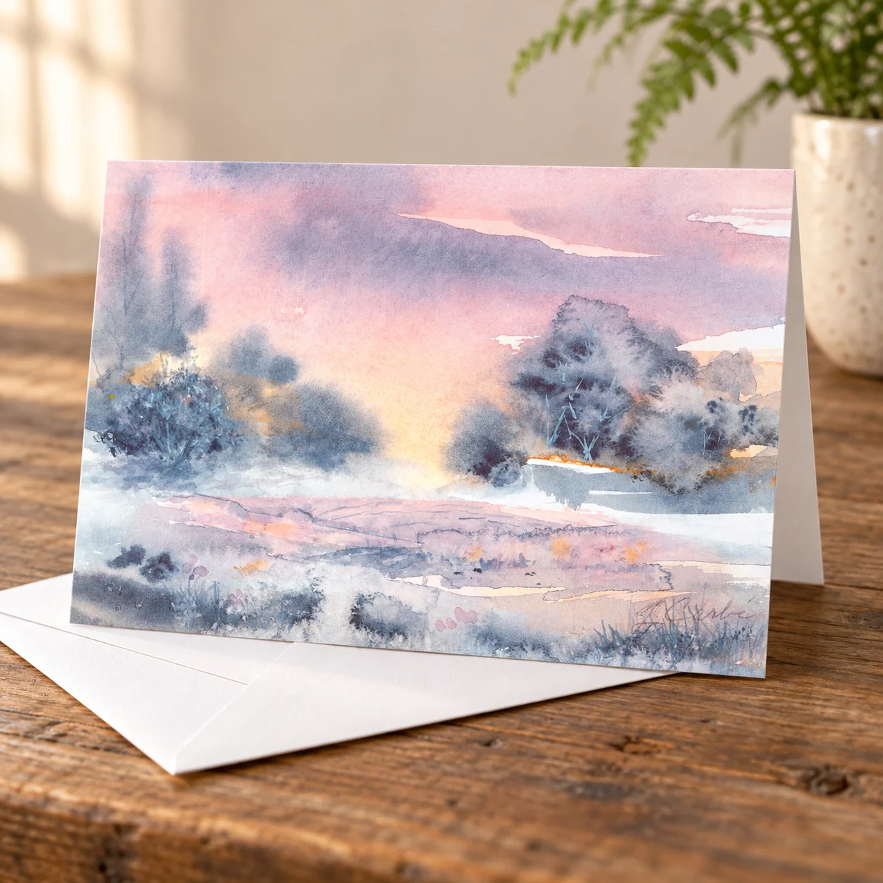 Everything Rosy - Greeting Card by Nadair Art