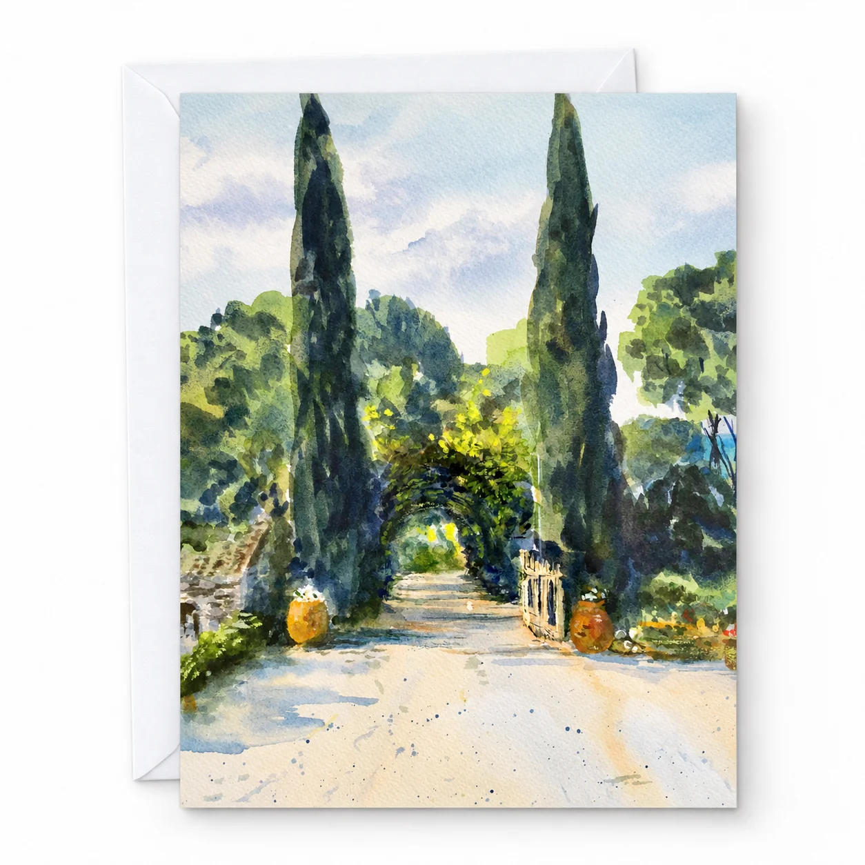 Poplar Way - Greeting Card from nadair Art