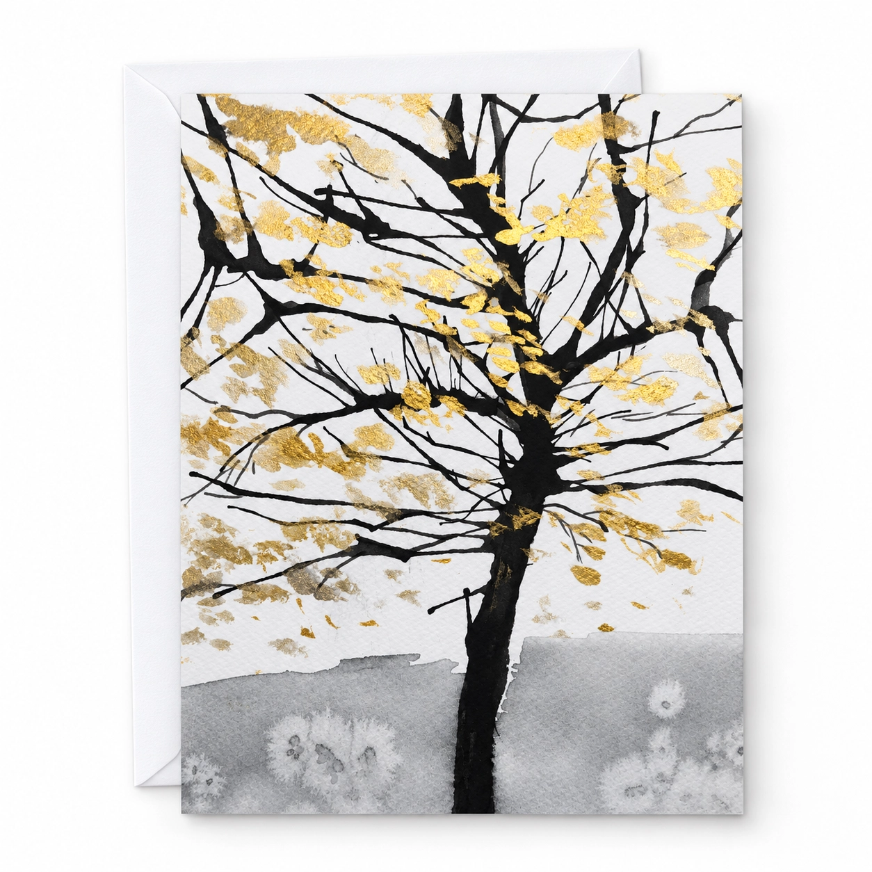 Midas Tree - Greeting Card by nadair Art
