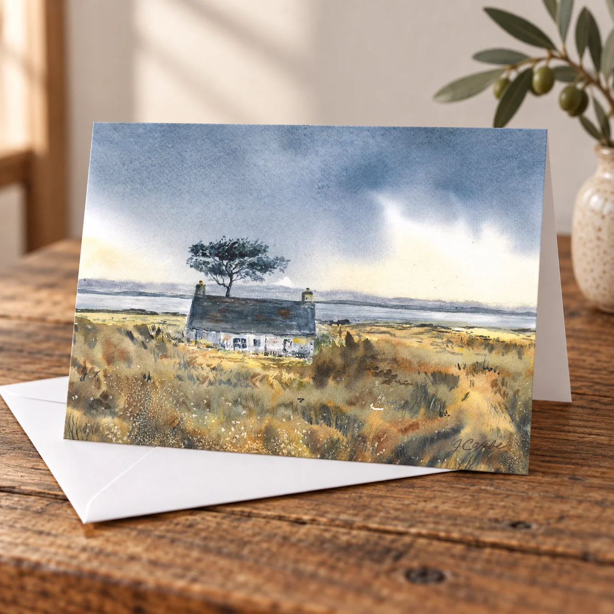 House - Greeting Card by Nadair Art