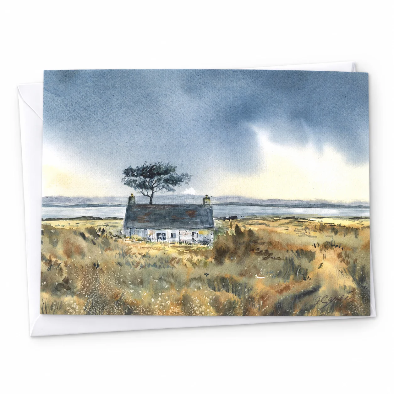 House - Greeting Card by Nadair Art
