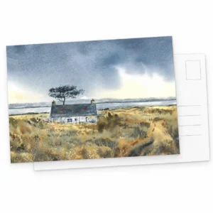 House - Postcard by Nadair Art