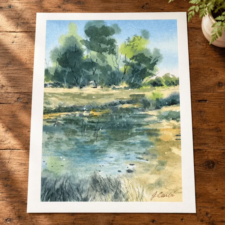 River Print - Unframed by Nadair Art