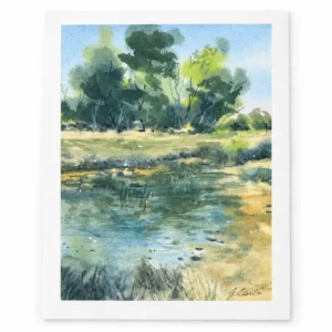 River Print - Unframed by Nadair Art