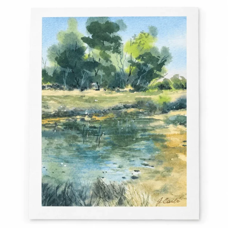 River Print - Unframed by Nadair Art