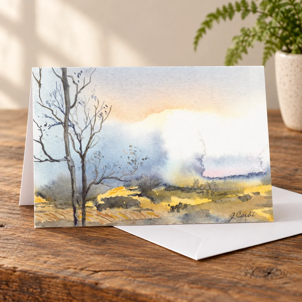 Storm Coming - Greeting Card by Nadair Art