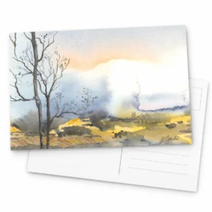 Storm Coming - Postcard by Nadair Art