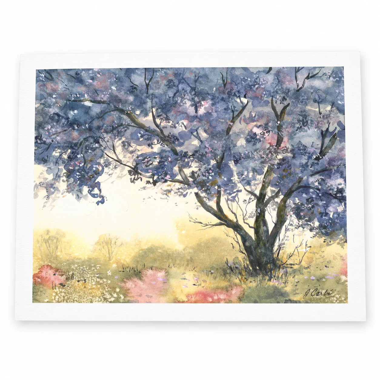 Under a Tree - Print (unframed) by Nadair Art