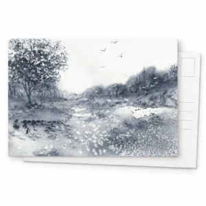 Wandering About - Postcard by Nadair Art
