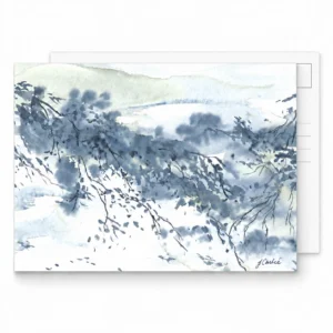 White Lake - Postcard by Nadair Art