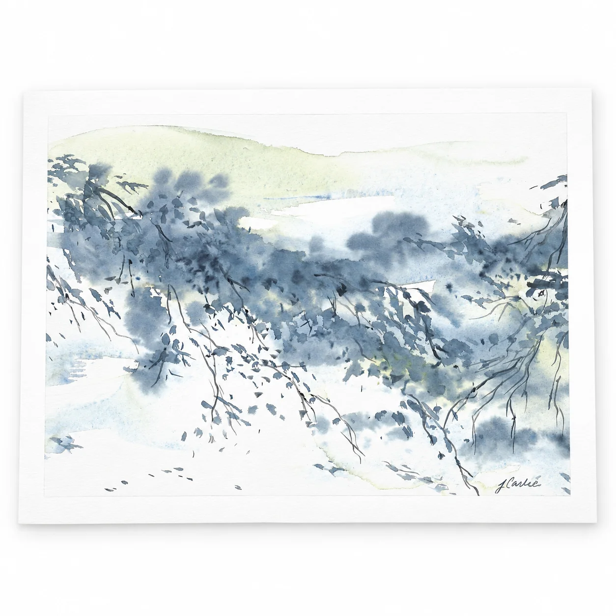 White Lake - Print by Nadair Art
